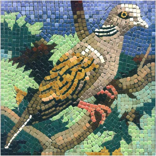 Vista 15 de Crea una verdadera obra de arte de mosaico con nuestro kit de hazlo tú mismo, acuario cuadrado de 7 pulgadas (18 cm)