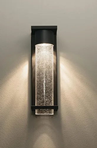 Vista 2 de Vasari - Lámpara LED para exteriores de 12 pulgadas, 3000 K, 120 V, color negro