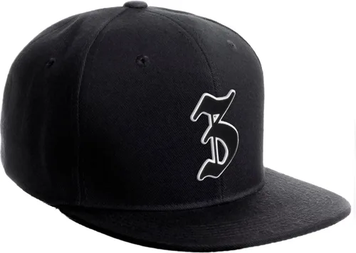 Vista 1118 de Daxton Gorra clásica con visera de billete plano con letras del alfabeto inglés antiguo de la A a la Z