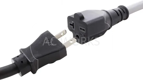 Vista 5 de AC WORKS [EV515620-012] Adaptador de carga EV de actualización de 1 pie 12/3 EVSE 15A enchufe doméstico a conector NEMA 6-20R
