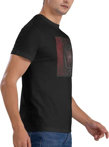 Vista 5 de Morbid Angel T Shirt Men's Summer Round Neck Trend Fashion Short Sleeve T Shirt Sports Fitness Cotton Shirt Tops