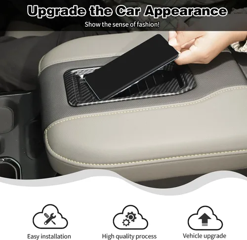 Vista 2 de Funda organizadora para reposabrazos central interior Chevy Silverado compatible con Chevy Silverado 2019+ /Suburban 2020+ /Tahoe 2021+ /GMC Yukon