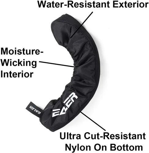 Vista 2 de EALER BDT100 Cubiertas de hoja de patinaje sobre hielo,Guardias para patines de hockey,Patines artísticos y patines de hielo,Patinaje Soakers Cover