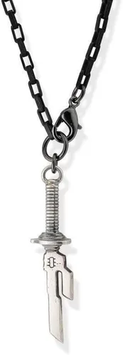 Vista 3 de Yannasa Toji Fushiguro Collar Anime Jujutsu Cosplay Kaisen Aleación Toji Pulsera Colgante para Hombres 2 Piezas, plateado