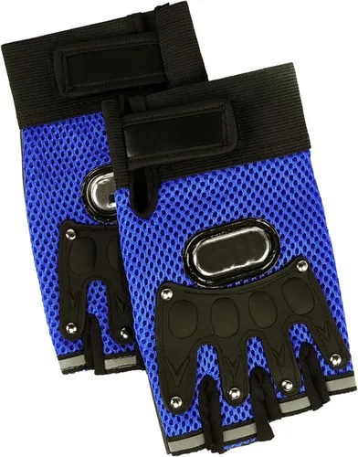 Vista 22 de IPENNY Guantes de entrenamiento unisex para hombre y mujer, guantes de ciclismo de medio dedo, transpirables, elásticos, guantes de ciclismo