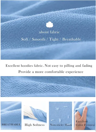 Vista 5 de Saloogoe Sudaderas ligeras con capucha y cremallera para mujer, sudaderas de manga larga, chaqueta delgada