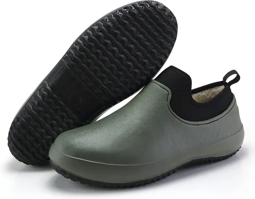 Vista 8 de CERYTHRINA Zapatos de chef unisex profesionales resistentes al aceite al agua para enfermería, antideslizantes, impermeables, zapatos de trabajo