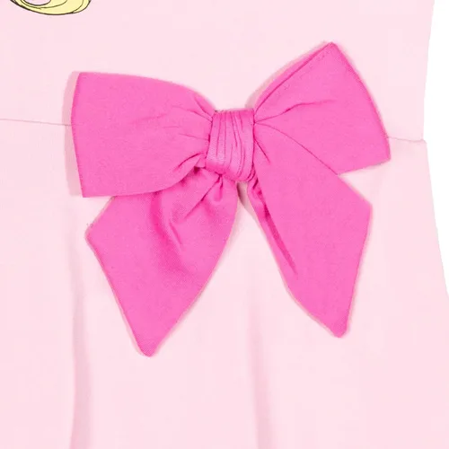 Vista 6 de Disney Princesa Ariel Rapunzel Blancanieves - Vestidos de manga corta para niñas, paquete de 2