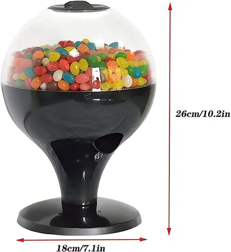 Vista 5 de TsoLay Dispensador automático de dulces, mini máquina de dulces activada por tacto con capacidad de 33.8 fl oz y ABS de grado alimenticio