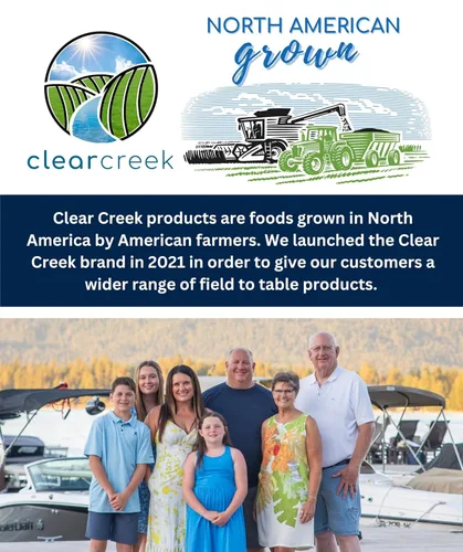 Vista 4 de CLEAR CREEK Cebada perlada certificada sin residuos de glifosato Bolsa con cordón de 4 libras Sin OGM Kosher Vegano No irradiado