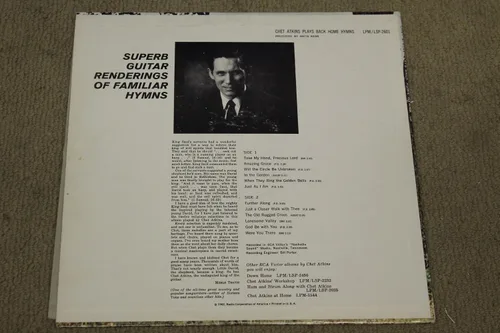 Vista 2 de CHET ATKINS - reproduce himnos de casa RCA 2601 (disco de vinilo LP)