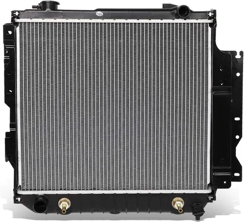 Vista 17 de DNA Motoring OEM-RA-2482 Radiador de aluminio atornillado estilo OE compatible con 02-05 Liberty AT, 19-15/16 pulgadas de ancho x 19-15/16 pulgadas