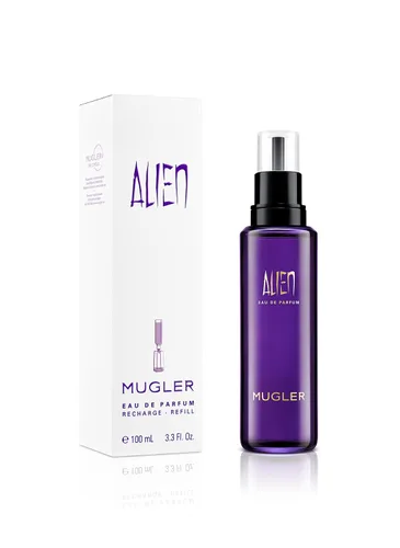 Vista 10 de Mugler Alien - Eau de Parfum - Perfume para mujer - Floral y amaderado - Con jazmín, madera y ámbar - Fragancia de larga duración Fragrance With