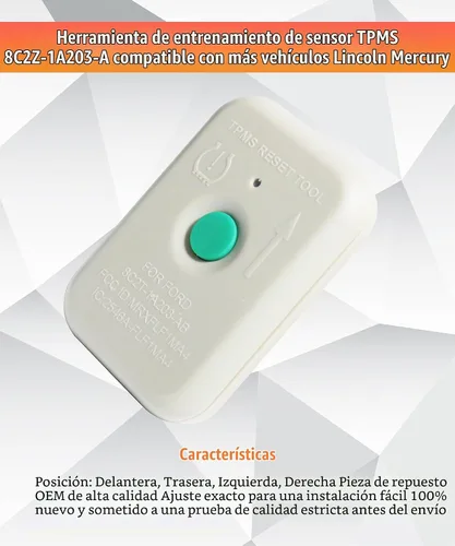 Vista 4 de Herramienta de programación TPMS Zlirfy, herramienta de entrenamiento de programación de sensores TPMS, herramienta de sensor TPMS para accesorios