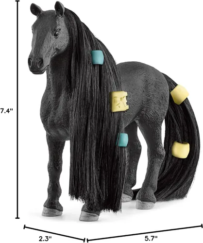 Vista 7 de Schleich Horse Club Sofia's Beauties Criollo Definitivo Mare Horse Playset - Juego de 14 piezas con pelo cepillable y accesorios de aseo personal