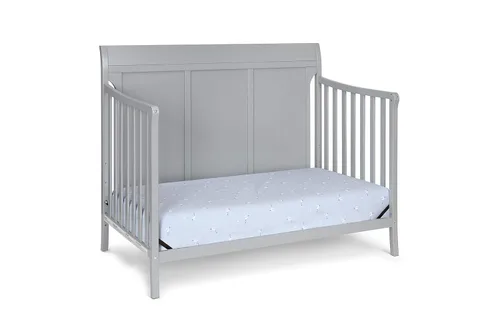 Vista 4 de Suite Bebe Shailee - Cuna convertible 4 en 1, color gris