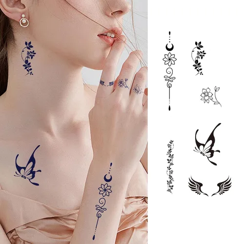 Vista 6 de Impresora de plantillas de tatuajes para principiantes y artistas, con 3 piezas de papel de transferencia de tatuajes, impresora térmica inalámbrica