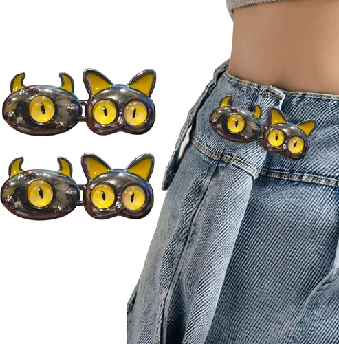 Vista 8 de Botones para jeans, botones desmontables para pantalones de mezclilla, ajuste de botones para ajustar la cintura de los pantalones. Rosado