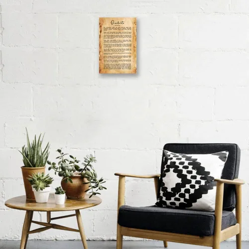 Vista 6 de Desiderata - Póster de poema enmarcado, imágenes motivacionales, impresiones retro, citas de literatura, arte de pared para decoración del hogar