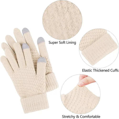 Vista 5 de Apoway Conjunto cálido de invierno para hombres o mujeres