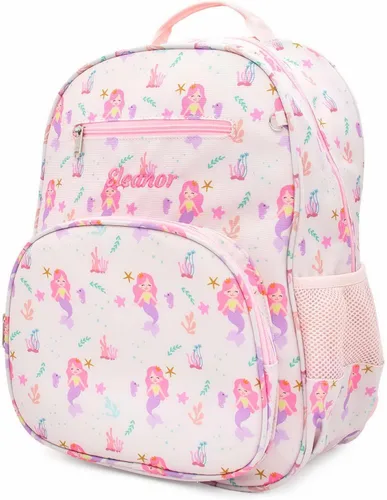 Vista 2 de DIBSIES Mochila personalizada de la colección Adventure, Sirena Vida Marina, Mochila