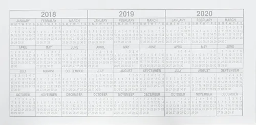 Vista 2 de Paquete de 3 calendarios de registro de chequeras de transacciones para 2021-2022-2023 por Easy Read Register