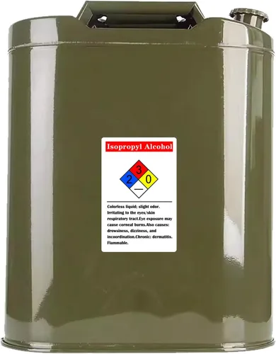 Vista 4 de Etiquetas químicas NFPA de alcohol isopropílico, etiquetas de peligro de 2 x 3 pulgadas, etiqueta de vinilo químico, 250 etiquetas adhesivas HMIG