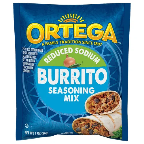 Vista 13 de Ortega Mezcla de condimentos, 40% menos de tacos de sodio, 1 onza
