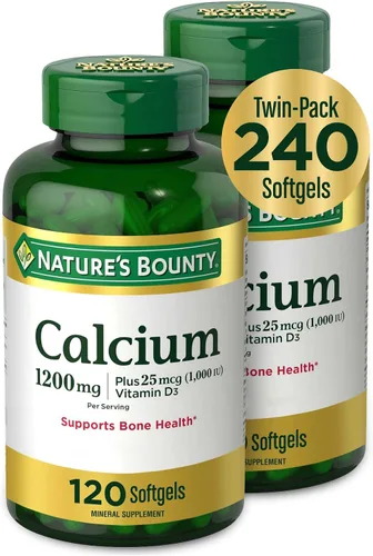 Vista 8 de Calcio 0,04 oz de Nature’s Bounty. Plus Vitamina D3., AUS-060, 1, 1