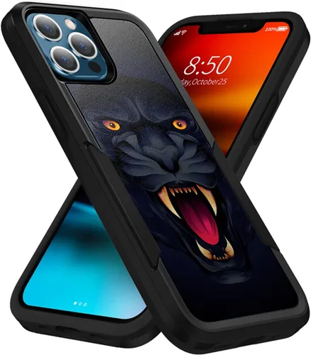Vista 15 de CasesOnDeck - Funda de agarre compatible con Apple iPhone 13 Pro Max (2021) y iPhone 13 Pro Max [Grip Tactical] Funda delgada y resistente