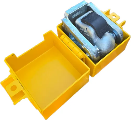 Vista 3 de Ft. Knox Locks Bloqueo de enganche articulado compatible con el enganche MORryde (con bloqueo de disco de aluminio Abloy Sentry)