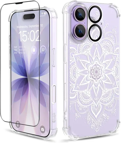 Vista 106 de Funda para iPhone 13 y iPhone 14 (6.1 pulgadas), funda protectora delgada de poliuretano termoplástico suave a prueba de golpes, bonito
