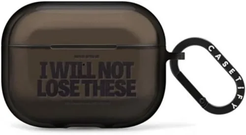 Vista 37 de CASETiFY Impact Airpods Pro (1ª/2ª) - Funda con anillo, color negro