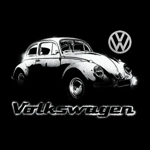 Vista 2 de Volkswagen Beetle Spray Paint Camiseta para hombre