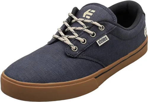 Vista 25 de Etnies Jameson 2 Eco Sustainable Skate Style, Reinforced Cupsole, Cushioned Feel, Everyday Sneakers, Vegan Negro/Azul