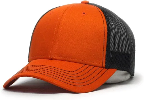 Vista 12 de Gorra de béisbol de camionero de malla de algodón de dos tonos de malla de algodón de dos tonos