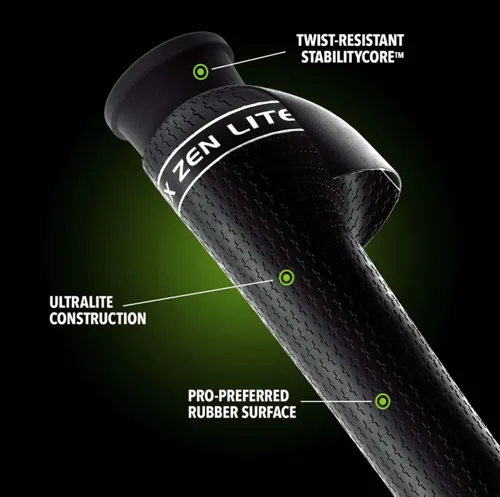 Vista 2 de JumboMax Zenlite - Agarres antideslizantes para golf, UltraLite Superficie de goma Pro-Preferred Construcción UltraLite