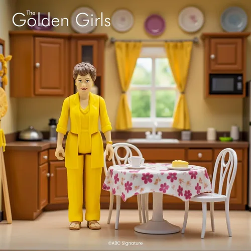 Vista 5 de Toynk The Golden Girls Blanche Devereaux - Figura de acción retro de 3.75 pulgadas Cuenta con 5 puntos de articulación
