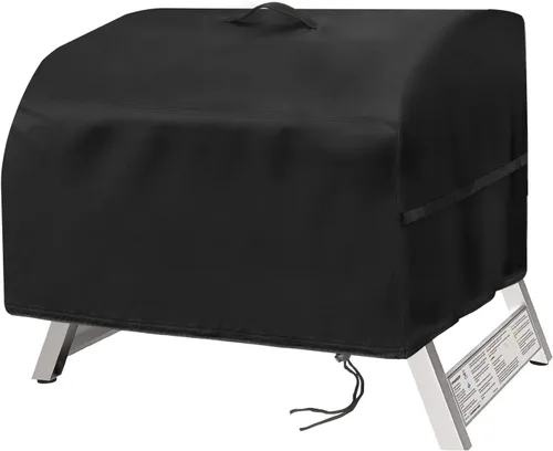 Vista 20 de Cubierta de Parrilla para Parrilla Hibachi, Cubierta de Parrilla de Mesa Pequeña Impermeable para Exteriores de Servicio Pesado, Cubierta
