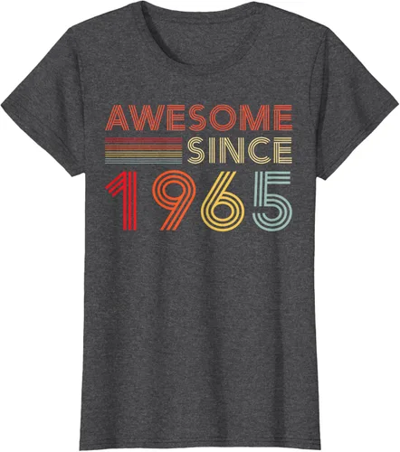 Vista 3 de Camiseta retro de 60 cumpleaños decoraciones para hombres 60 años 1965 60, Negro