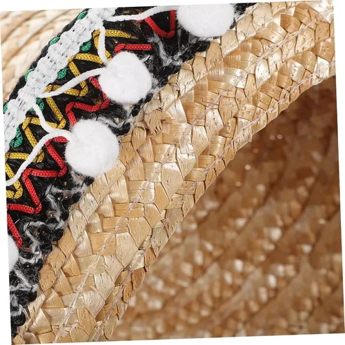 Vista 8 de TIDTALEO Sombrero mexicano, decoración colorida, disfraces mexicanos para hombres, vestidos hawaianos para niñas, sombrero de pesca, sombrero