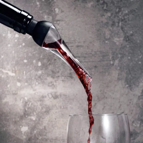 Vista 2 de Vertedor aireador de vino – Decantador de vino prémium para airear vino al instante para amantes del vino/accesorios de vino, caja de regalo incluida