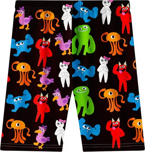 Vista 3 de NOALED Garten of Banban - Conjunto de camisas de manga corta para niños, conjunto de ropa de 2 piezas, camiseta y pantalón corto de 3 a 12 años