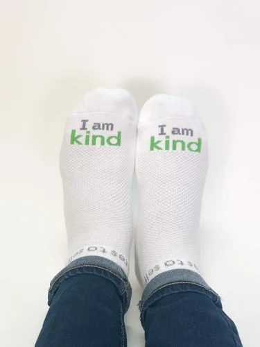 Vista 2 de notes to self Socks - Daily Affirmations, Inspirational Socks for girls & boys