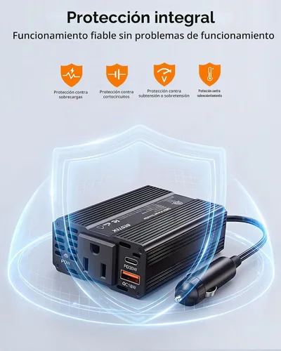 Vista 5 de Bestek Adaptador de encendedor de cigarrillos del inversor de corriente