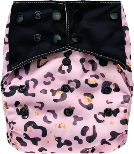 Vista 9 de Cubierta impermeable reutilizable para pañales: para pañales de tela preplegados, planos, ajustados o insertos (átomo)