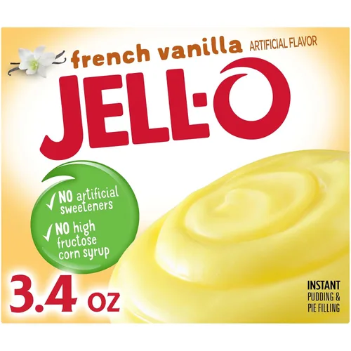 Vista 9 de Jell-O Postre de gelatina sin azúcar, plátano fresa (paquete de 4)