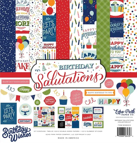 Vista 2 de Kit de colección de saludos de cumpleaños
