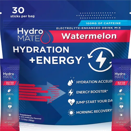 Vista 12 de HydroMATE - Paquetes de electrolitos en polvo para mezclar bebidas, acelerador de hidratación, bajo en azúcar, alivio rápido para fiestas