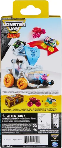 Vista 8 de Monster Jam Mini Jams Megalodon Barnacle Blaster Monster Truck Playset